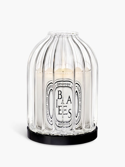 Ribbed candle holder - For classic candles