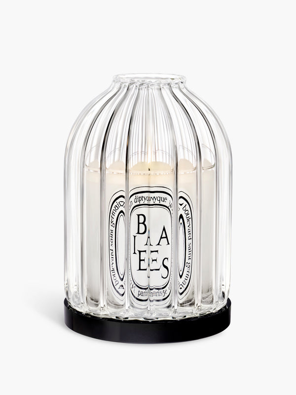 Ribbed candle holder - For classic candles