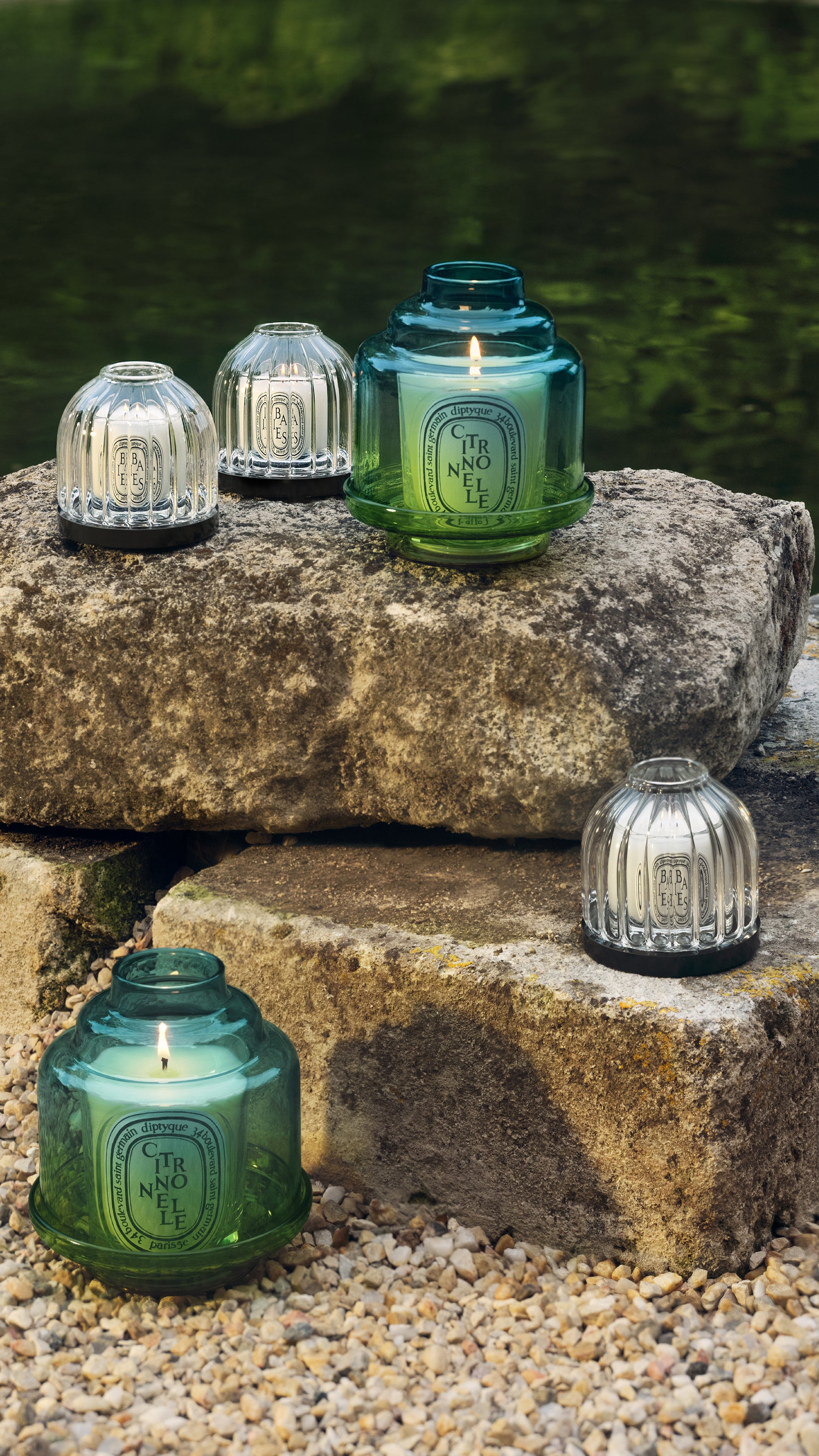 Water Garden Pyramid Candle Holder - For classic candles – Diptyque