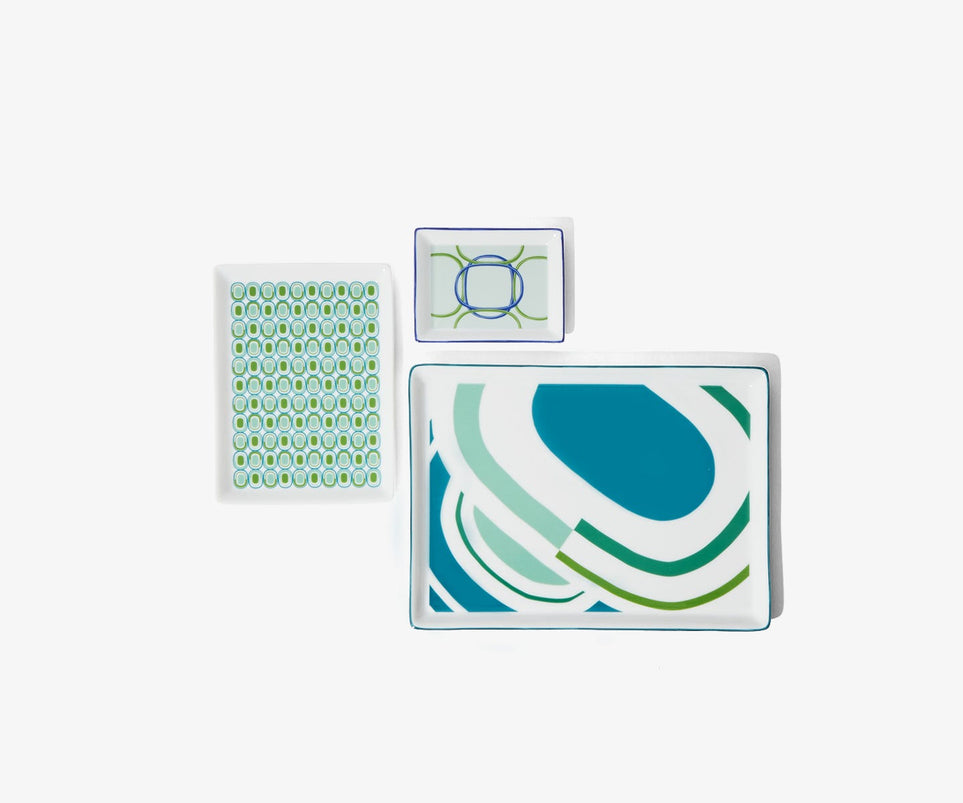 Oval in Colors Tray - Large