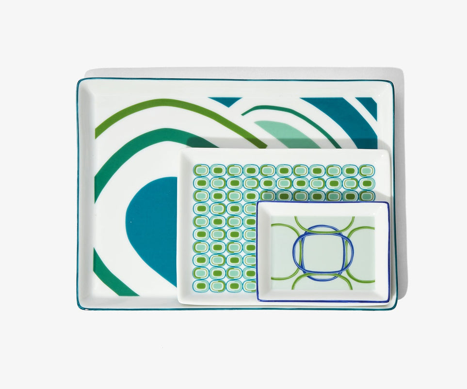 Oval in Colors Tray - Large