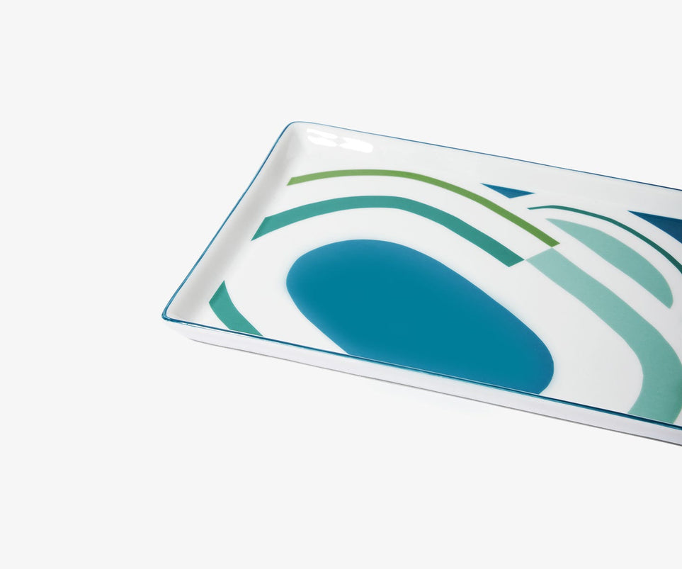 Oval in Colors Tray - Large