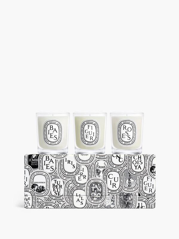Coffret de 3 petites bougies - Pré-composé