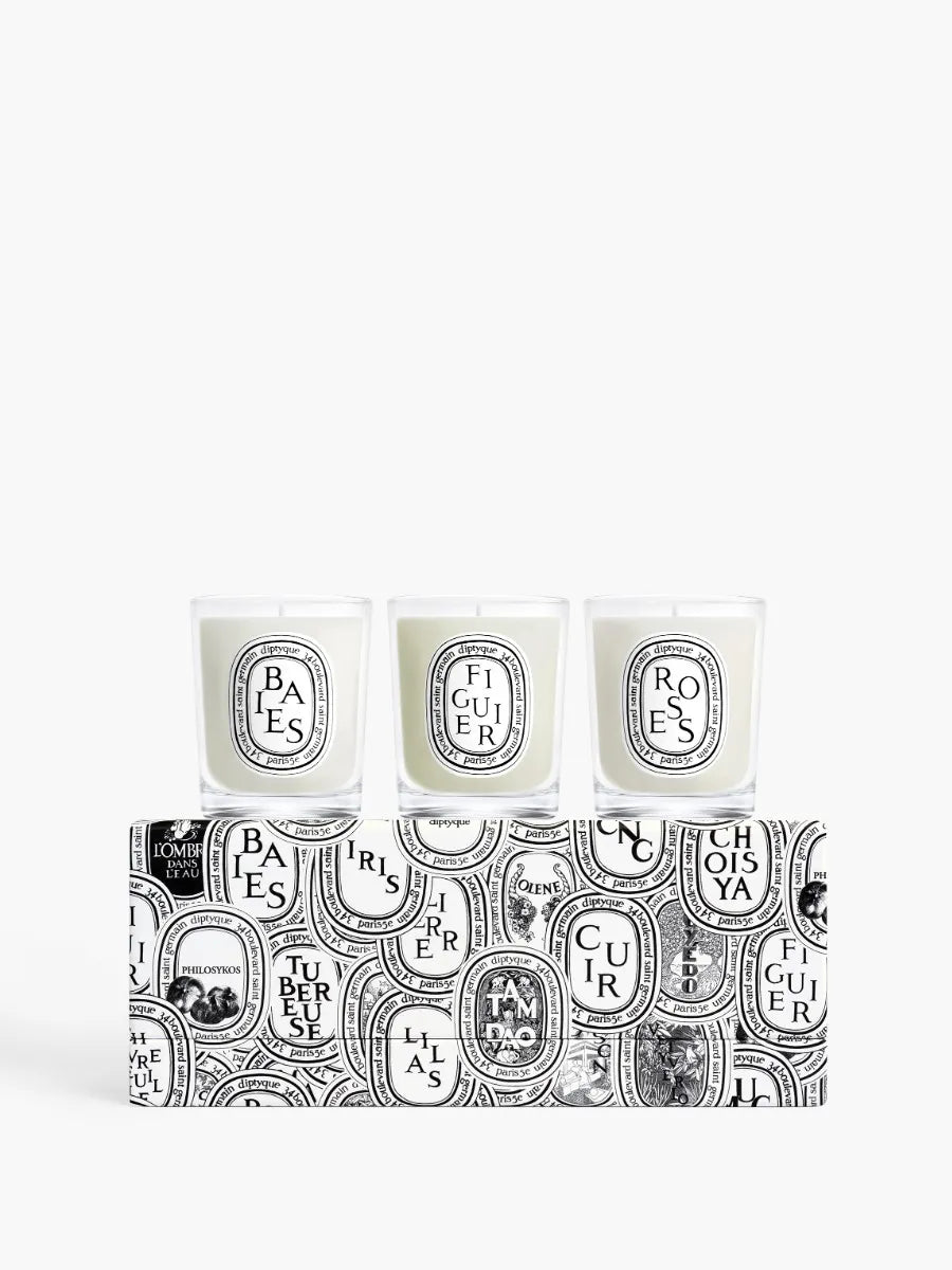 Coffret de 3 petites bougies - Pré-composé