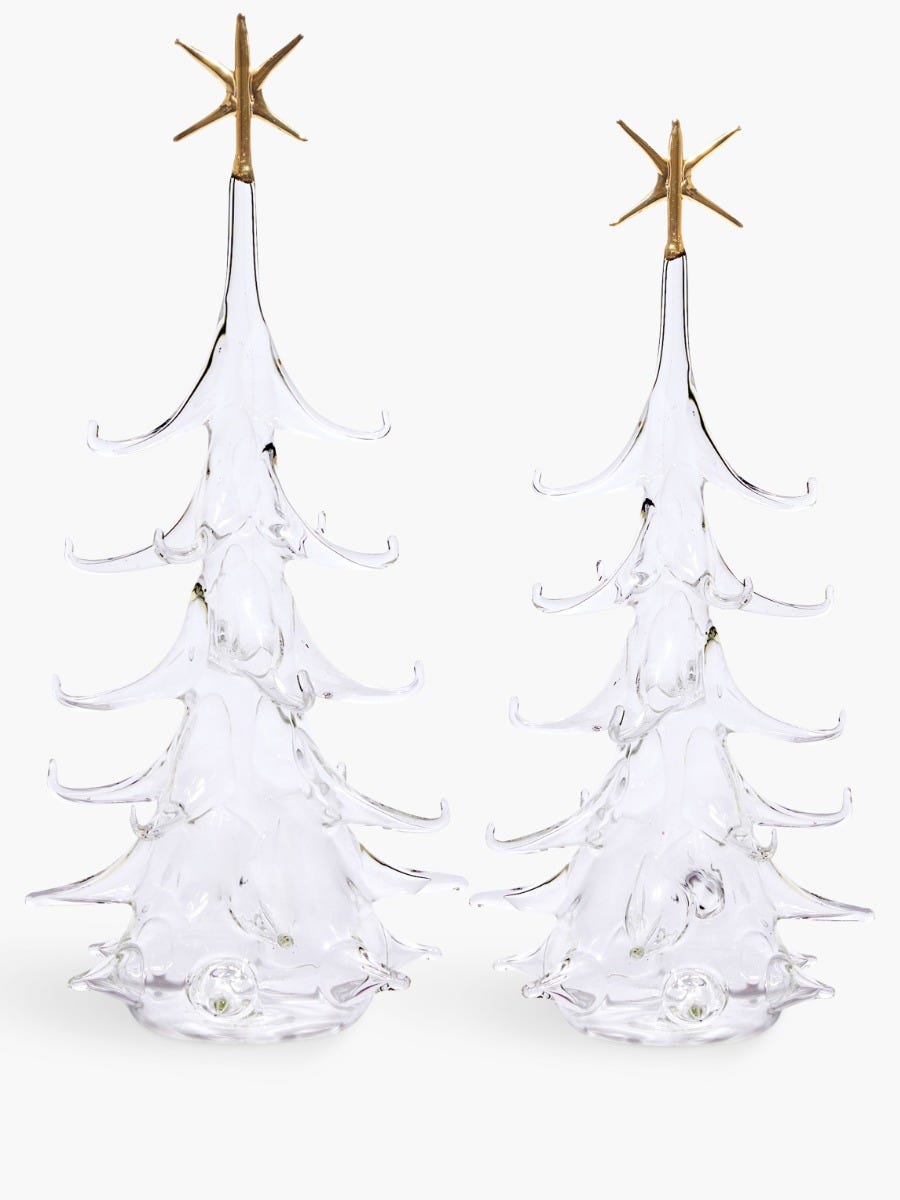Glass Pine Tree - Large