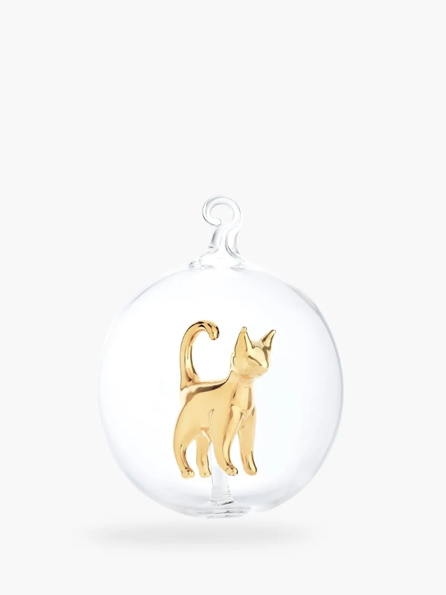 Glass Bauble - Archibald the Cat