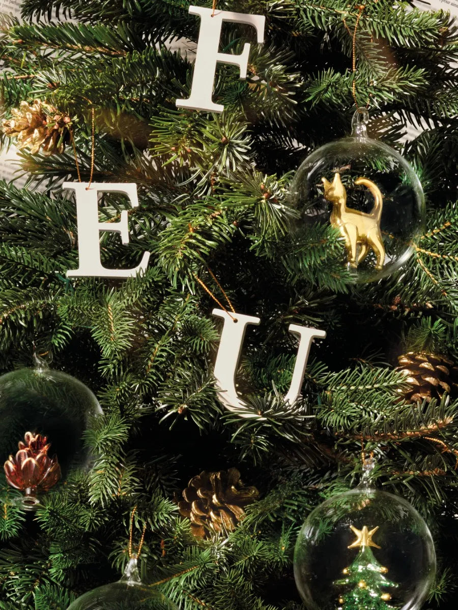 Glass Bauble - Pine tree