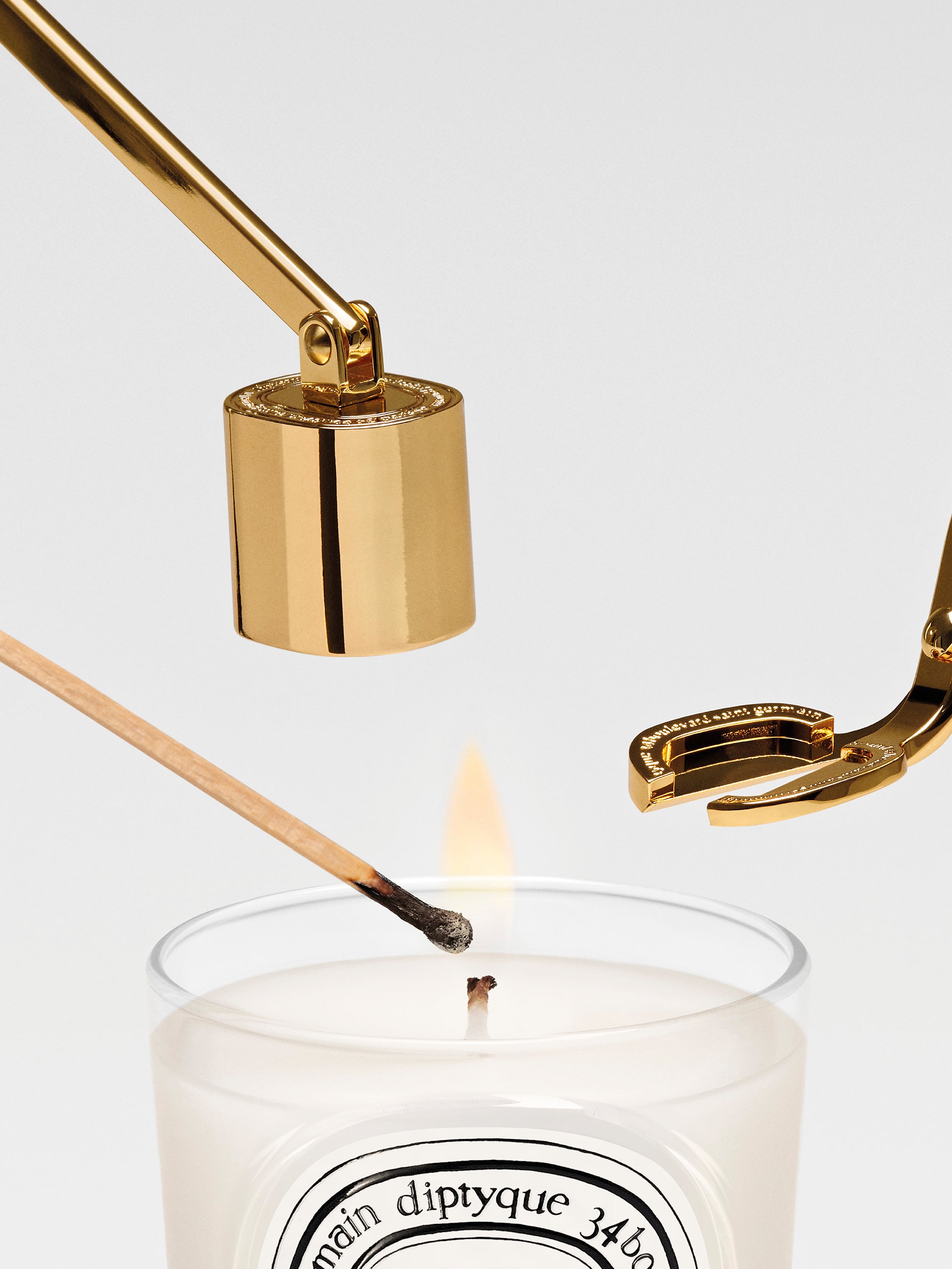 Gold Snuffer - For candles