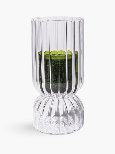 Ribbed candle holder - For classic and medium candles