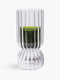 Ribbed candle holder - For classic and medium candles