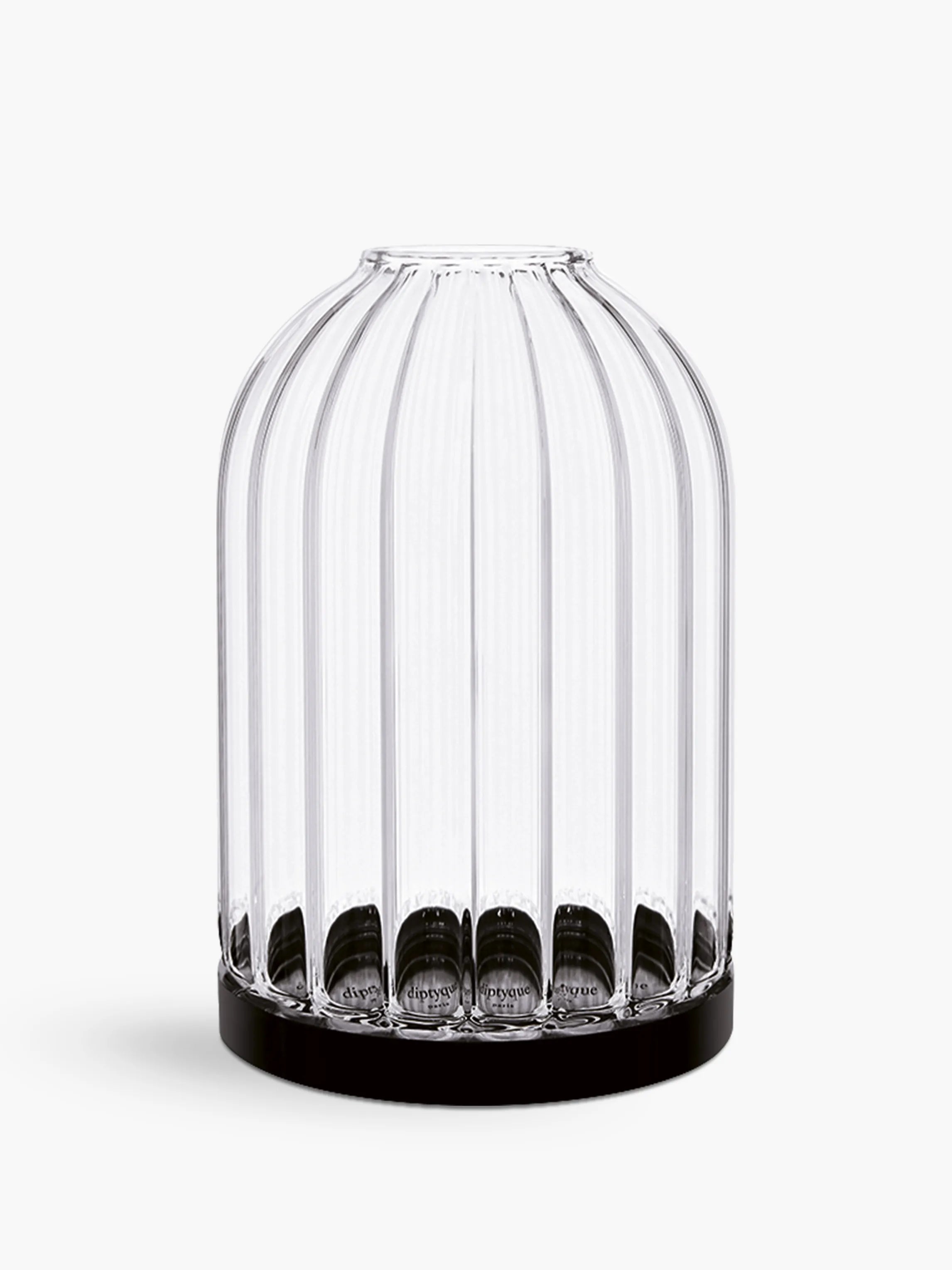 Ribbed candle holder - For classic candles