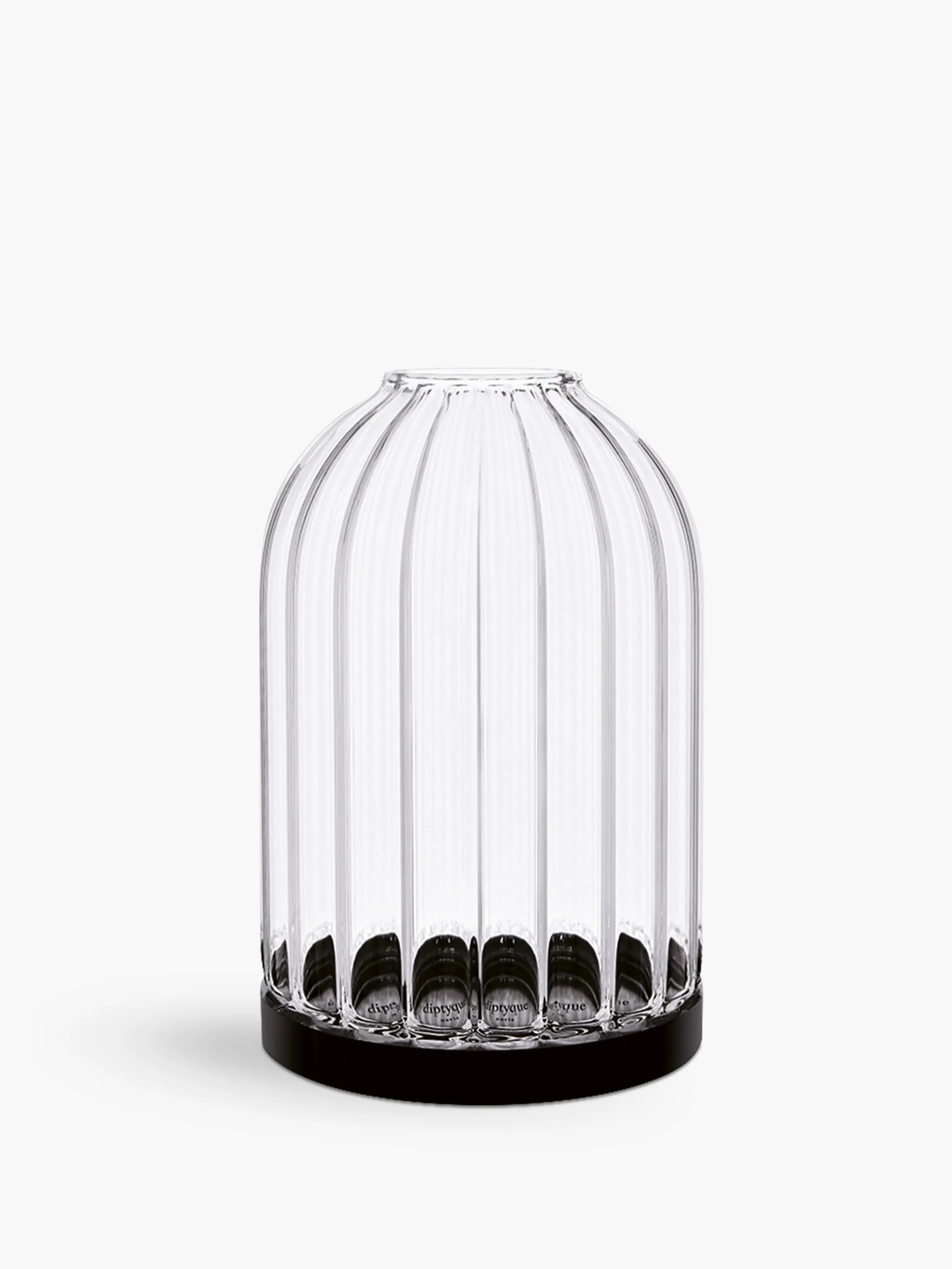 Ribbed candle holder - For small candles