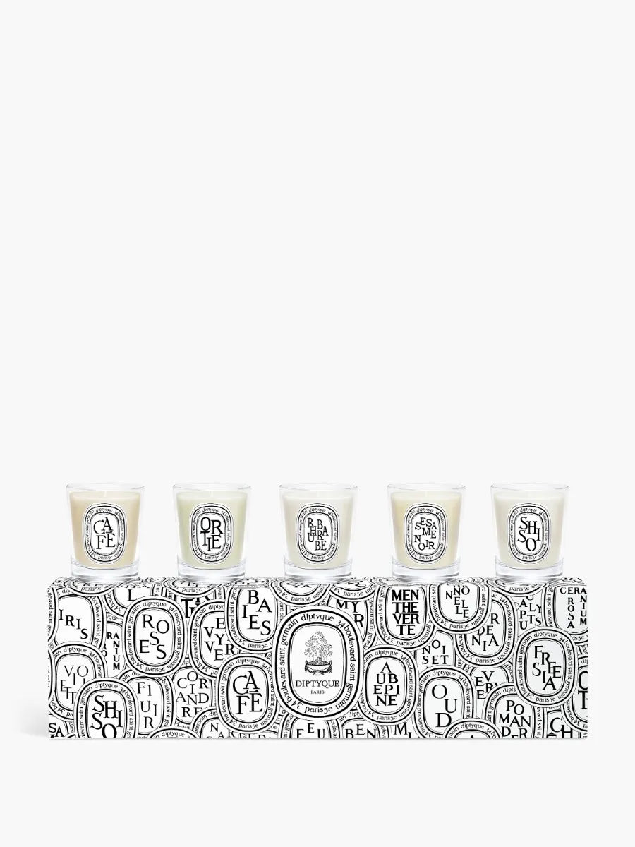 Set of 5 miniature candles - Pre-composed