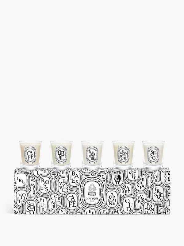 Set of 5 miniature candles - Pre-composed
