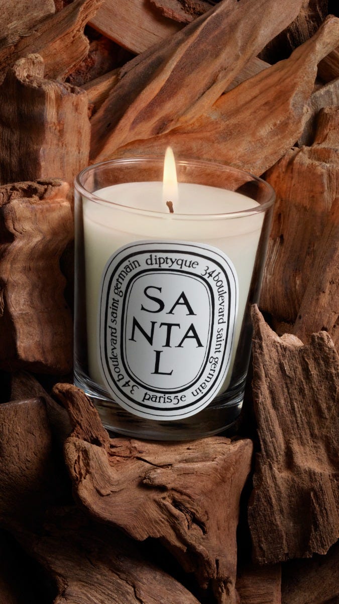 Santal (Sandalwood) - Small Candle
